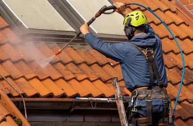 Démoussage et hydrofuge de toiture à Aubiac